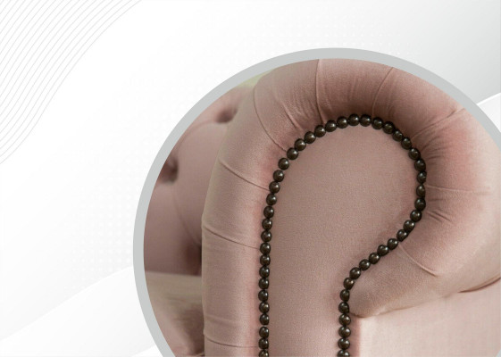 Design upholstered seating couch 3-seater sofa Chesterfield sofas couches fabric material