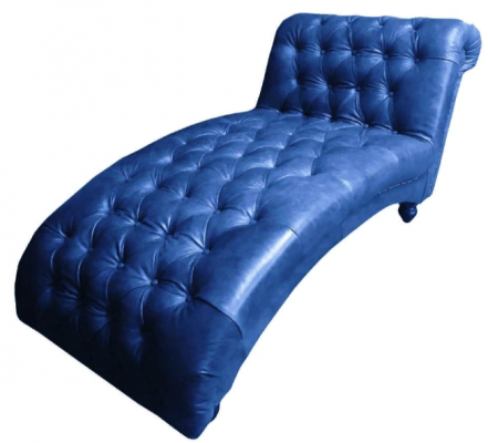 Chesterfield Brown Chaise Longue Furniture Sofa Living Room Modern