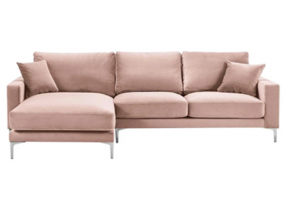 Textile fabric Chesterfield sofas creative furniture living room corner sofa pink XXL large