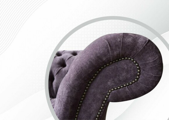 Couch Sofa 4 Seater Design Upholstery Modern Textile Fabric Chesterfield Sofas New