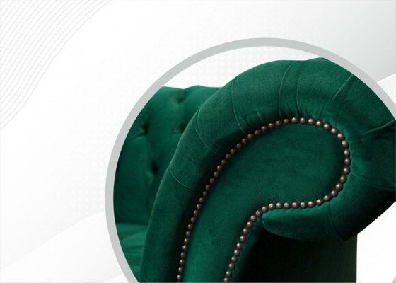Chesterfield Green 2 Seater Couch Upholstered Sofas Couch Design Sofa Club Textile