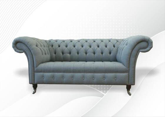 Chesterfield Sofa Couch Upholstered Designer 2-Seater Suite Sofas Two-Seater New