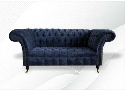 Couch Two-Seater Classic Textile Sofa Couch Upholstered Sofa 2-Seater Velvet Couches