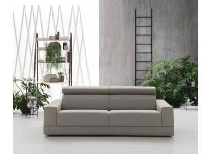 Design gray sofa, 3-seater living room fabric couch sofa upholstery sofas alfitalia