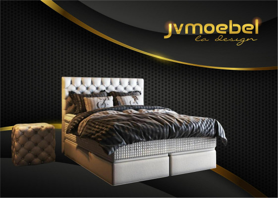 Bed 2x Nightstand 3-piece Bedroom Set Design Luxury Furniture Modern Beds New