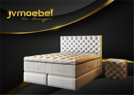 Bed 2x Nightstand 3-piece Bedroom Set Design Luxury Furniture Modern Beds New