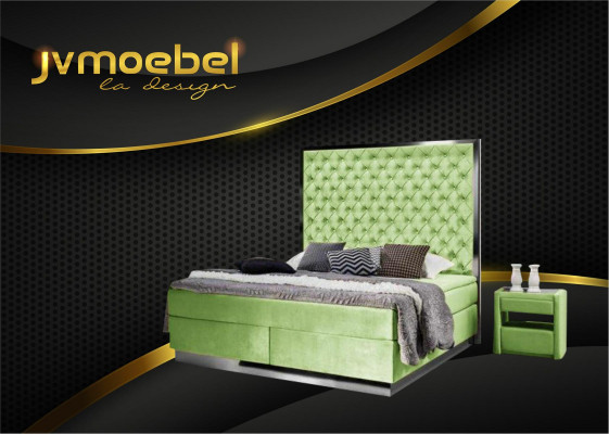 Box spring bed fabric furniture beds bed textile bedroom design chesterfield