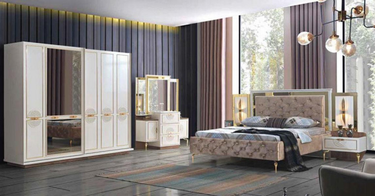 Exclusive 5-piece luxury bedroom set in premium quality