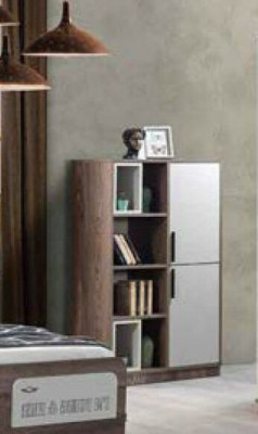 Children's room set bedroom wardrobe bed nightstand table 5-piece set.