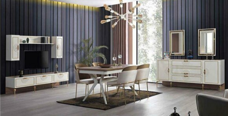 Console table mirror sideboard XXL console dresser sideboards 3-piece