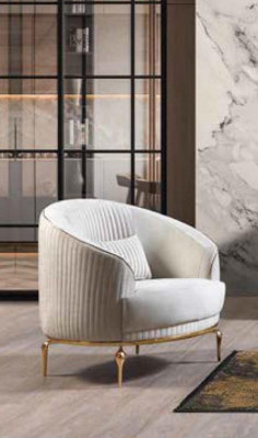 Luxury single-seater armchair couch upholstered furniture relax club designer sofa