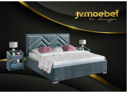 Complete Bedroom Set Bed 2x Nightstand 3 pcs. Sets Designer Luxury Beds