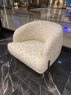 Modern armchair living room furniture textile furniture single-seater stylish luxury