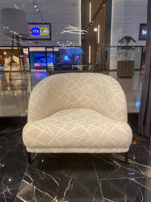 Modern armchair living room furniture textile furniture single-seater stylish luxury