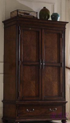 Wardrobe Antique Style Cabinets Real Wood Cabinet Gründerzeit Brown Genuine