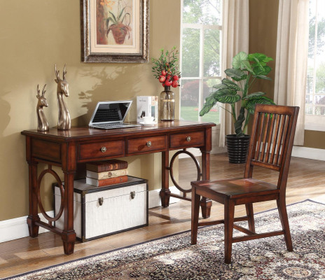 2-piece desk set office furniture table wood design furniture cabinet computer