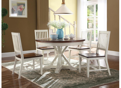 Classic design round table wooden tables 122x77cm dining room round