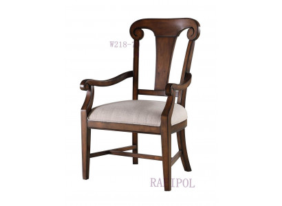 Classic chair dining room chair wood brown armrests armchair recliner chairs