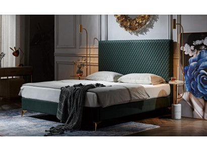 Bed pillow design luxury double beds marital bedroom leather hotel bed new