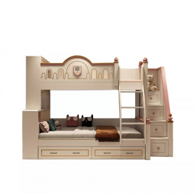 Children's bed bunk bed youth bed loft bed design modern bed children's room beds