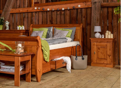 Luxury bed 2x nightstand 3-piece set beds double bed bedroom hotel marriage new