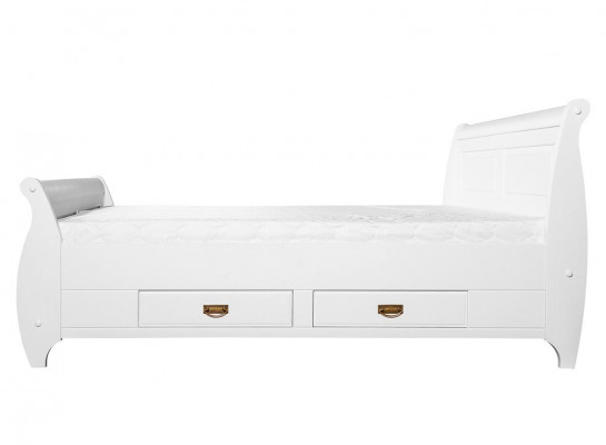 Country Style Luxury Bed Double Bed Double Beds White Beds Bedroom