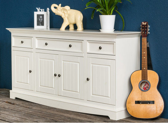 Designer country-style dresser buffet cabinet shelf wood luxury dressers sideboard