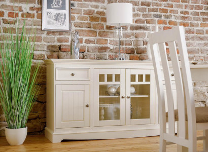 Classic dresser country house sideboard white buffet cabinet living room