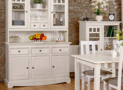 Country style sideboard dresser furniture farmhouse cabinet solid wood dresser