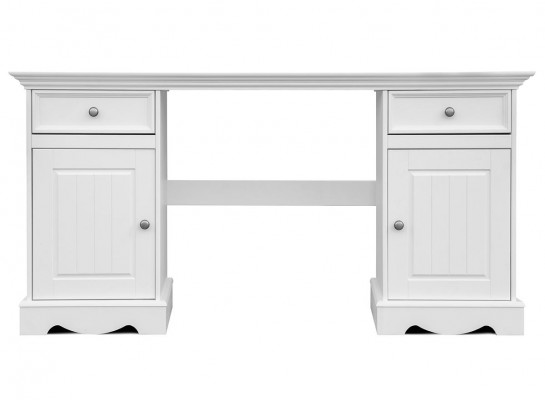 Cottage Desk Furniture Study Office Furniture Solid Wood Office Table White