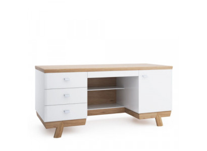 Modern desk table desks office office executive tables wood aspen