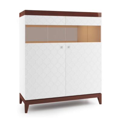 Modern display cabinet designer shelf glass cabinet shelves displays