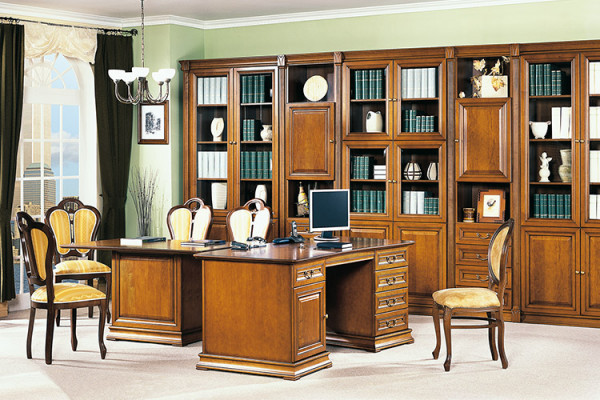 Classic cabinet bookcase bookshelf display cabinet glass cabinet