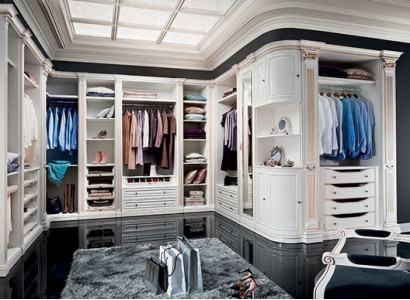 Element Model V-15-N for Walk-in Closet Wardrobe Italian Furniture