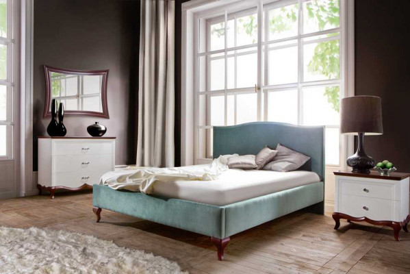 Designer Bed Beds Double Bed Upholstered Bed Leather Bed - Model CL-2