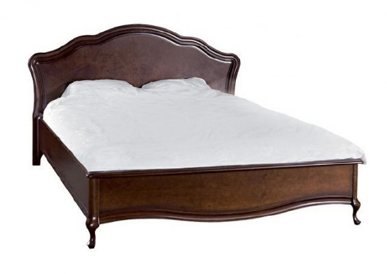 Bed, marital bed, Chippendale double bed, king bed, colonial bedroom model V-P-N