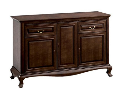 Classic chest of drawers, genuine wood, wooden cabinet, solid wood, handcrafted V-K3M