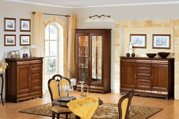 Classic sideboard cabinet country-style commode cabinet chest of drawers model N-K6A