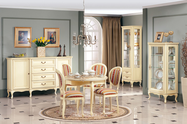 Classic Display Cabinet Italian Furniture Showcase Cabinet Displays New W-1/2