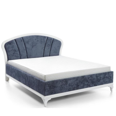 Luxury hotel beds, double design bed, design wood, modern hotel bedroom, marriage.