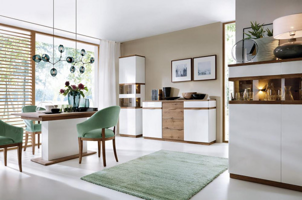Modern style display cabinet living room collection display cabinet shelf sideboard white