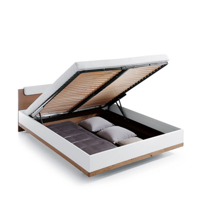 Classic bed beds, double bed, wooden bed, country style - Model CM-B4