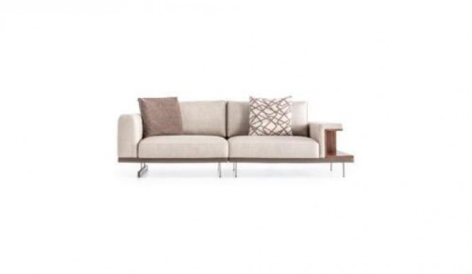 Modern sofa set luxury furniture upholstery textile couch gray modern sofa