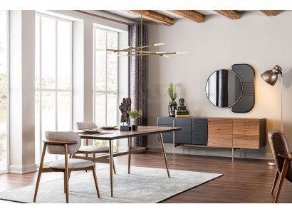 Luxury Sideboard Mirror Dresser Lowboard Dining Room Furniture Set Brand New