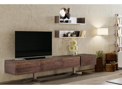 Luxurious TV cabinet in modern style made of durable wood
