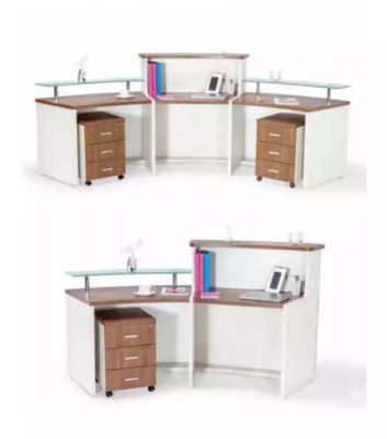 Aesthetic and comfortable reception desk in classic design