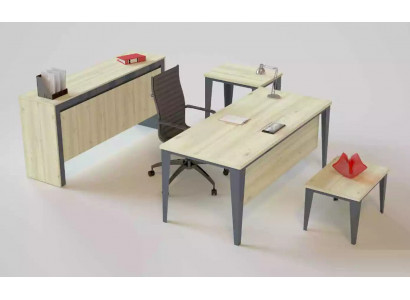 Office furniture modern desk coffee table chest of drawers side table 4-piece set.