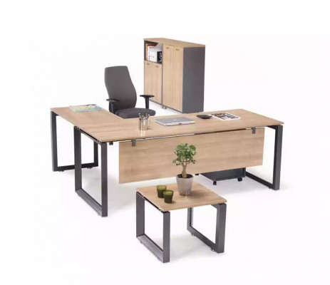 Exclusive office furniture corner desk, dresser, coffee table, 2x filing cabinets