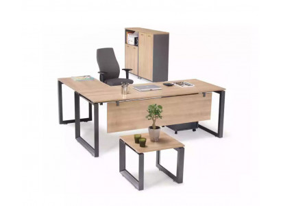 Exclusive office furniture corner desk, dresser, coffee table, 2x filing cabinets