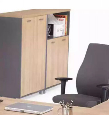 Exclusive office furniture corner desk, dresser, coffee table, 2x filing cabinets